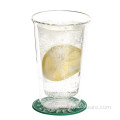 Double Wall Clear Glass Coffee Cup